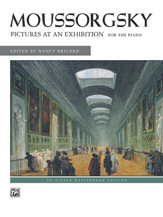 Pictures at an Exhibition piano sheet music cover